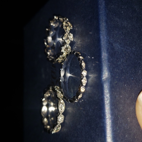 3 Stella and Dot stackable rings - Picture 3 of 4